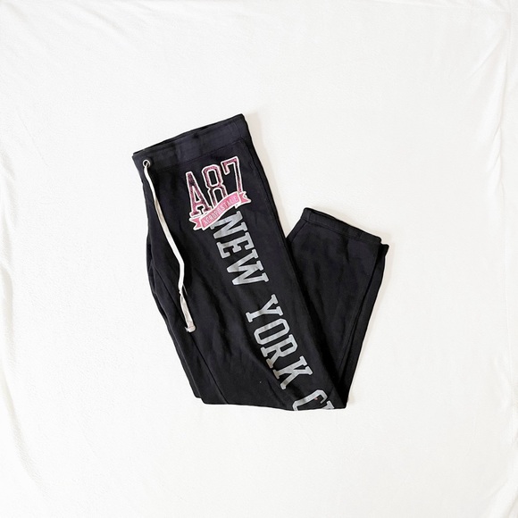 Aéropostale A87 New York City Black Jogger Sweatpants, Women’s Medium (Fits XL) - Picture 1 of 8
